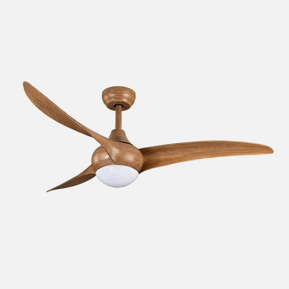 Ventilador Dc Canea 24w Marron 3 Aspas 6 Velocidades 134d 3000-4500-6000k C/remoto, Memoria Y Temporizador 2424lm