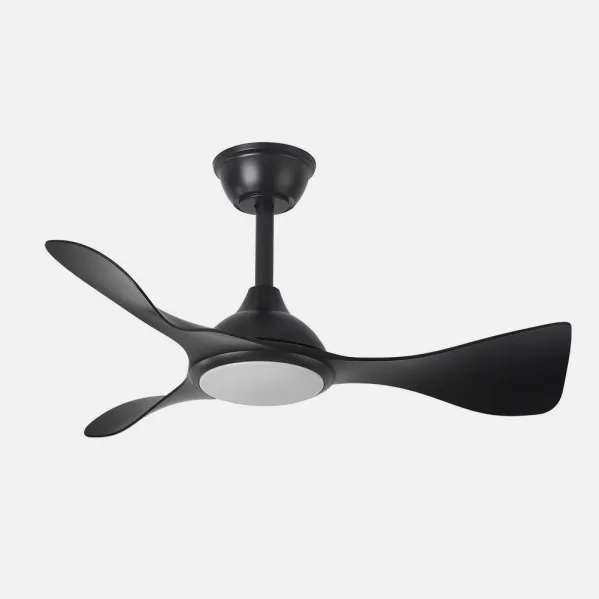 Fan DC Caiman 36w 3600lm Black 89d 3 Blades 6 Speed 3000-4500-6500k Remote+Adjustable Brightness+Memory+Timer