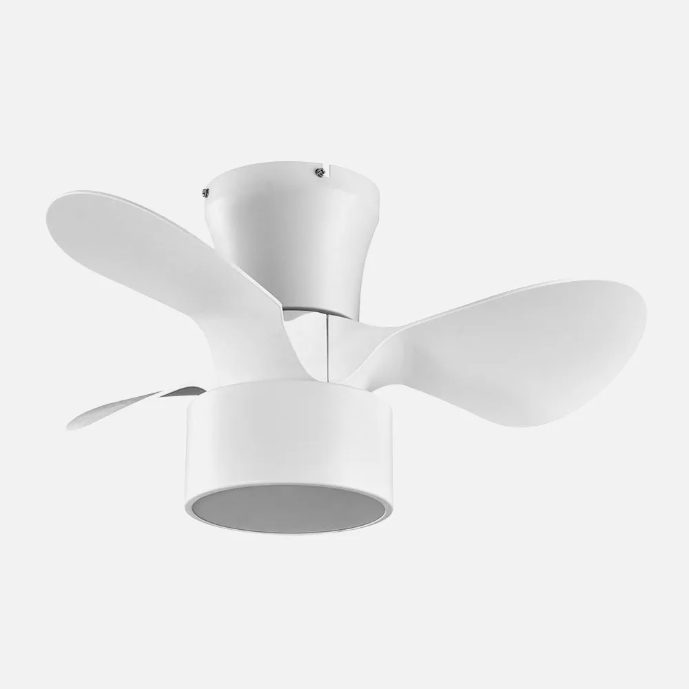 Ventilador DC 24w Kos Blanco 3 Aspas 60d 6 Vel. 2390lm 3000-4500-6000k c/remoto, Memoria Y Temporizador