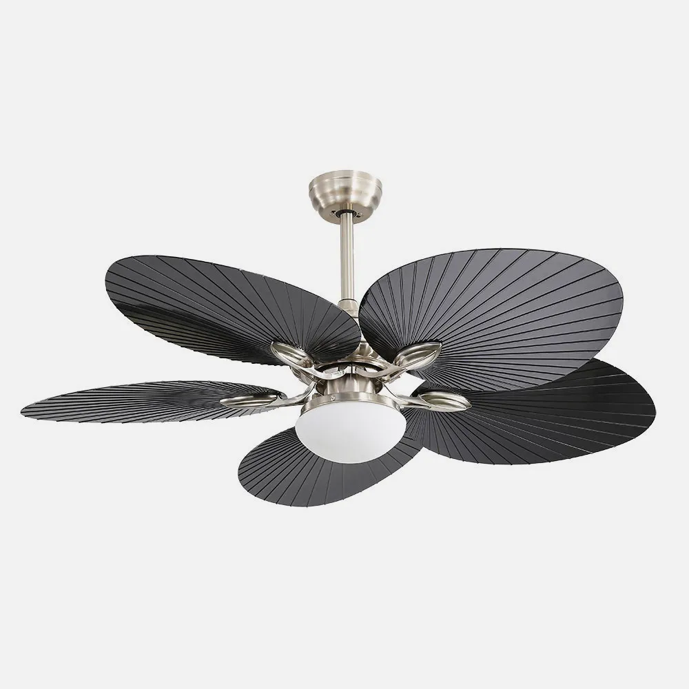 Fan Dc Chaw 24w 2950lm Nickel/Black 5asp.6vel.132d/Quake, Memory  Temp.3000-4000-6000k