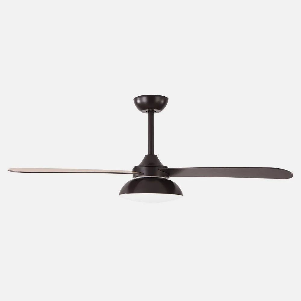 Fan Dc Umi 24w Brown 3 Blades Rev. Brown/beech 132d 2950lm 3000-4000-6000k 2 lâminas c/Quake, Memória  Timer
