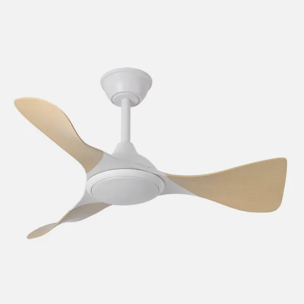 Fan DC Caiman 36w 3600lm White/Beech 89d 3 Blades 6 Speed 3000-4500-6500k Remote+Adjustable Brightness+Memory+Timer