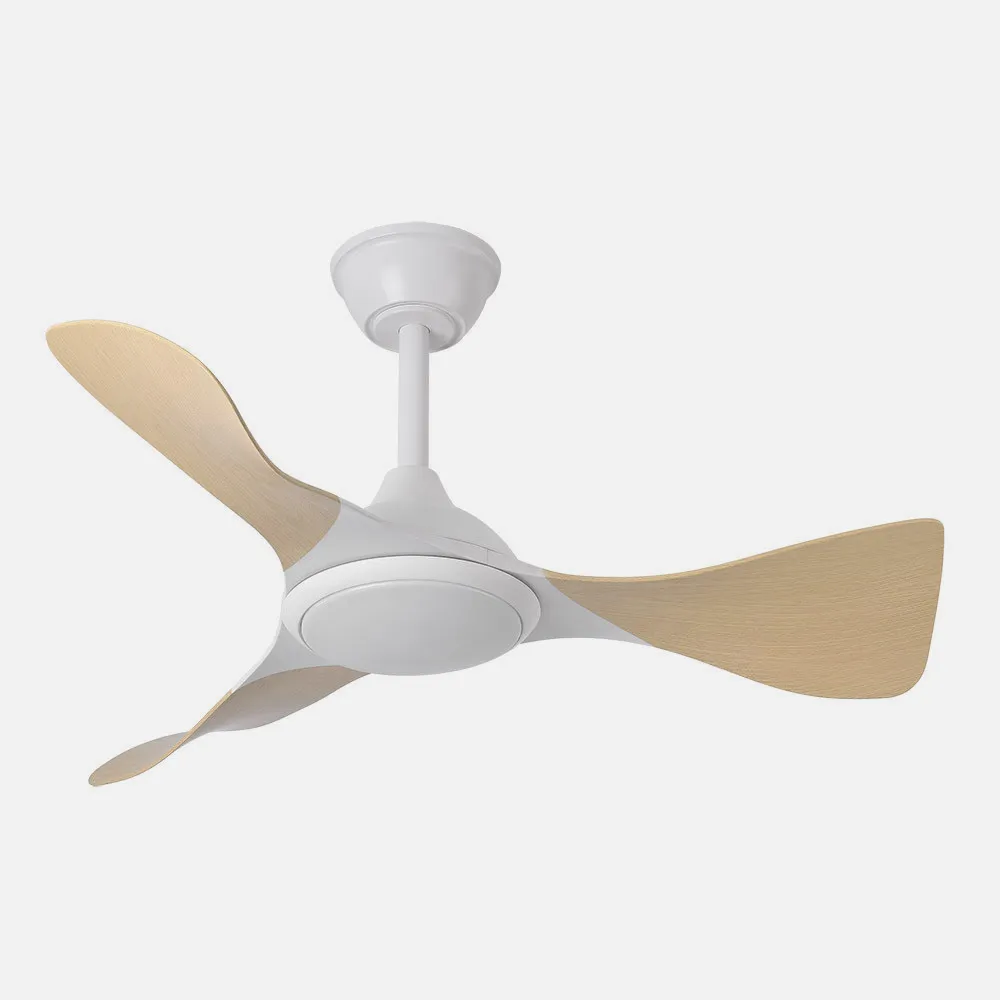 Ventilador Dc Caiman 36w 3600lm Bla/hay 89d 3aspas 6vel 3000-4500-6500k Remoto+reg.intensidad+memoria+temporizador
