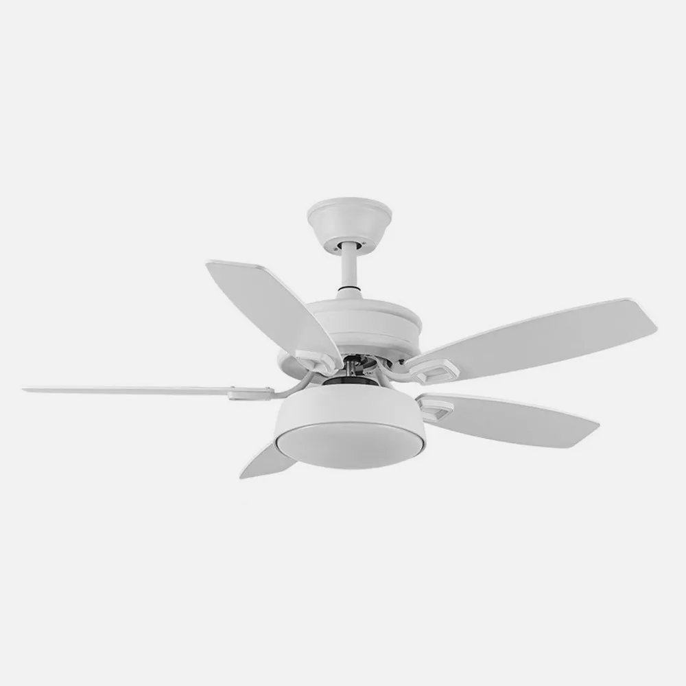 Ventilador 30w Dc Braw Blanco 5 Aspas Blanco/haya  6 Vel. 3 Colores 106,7d C/remoto, Memoria Y Temporizador 2850lm