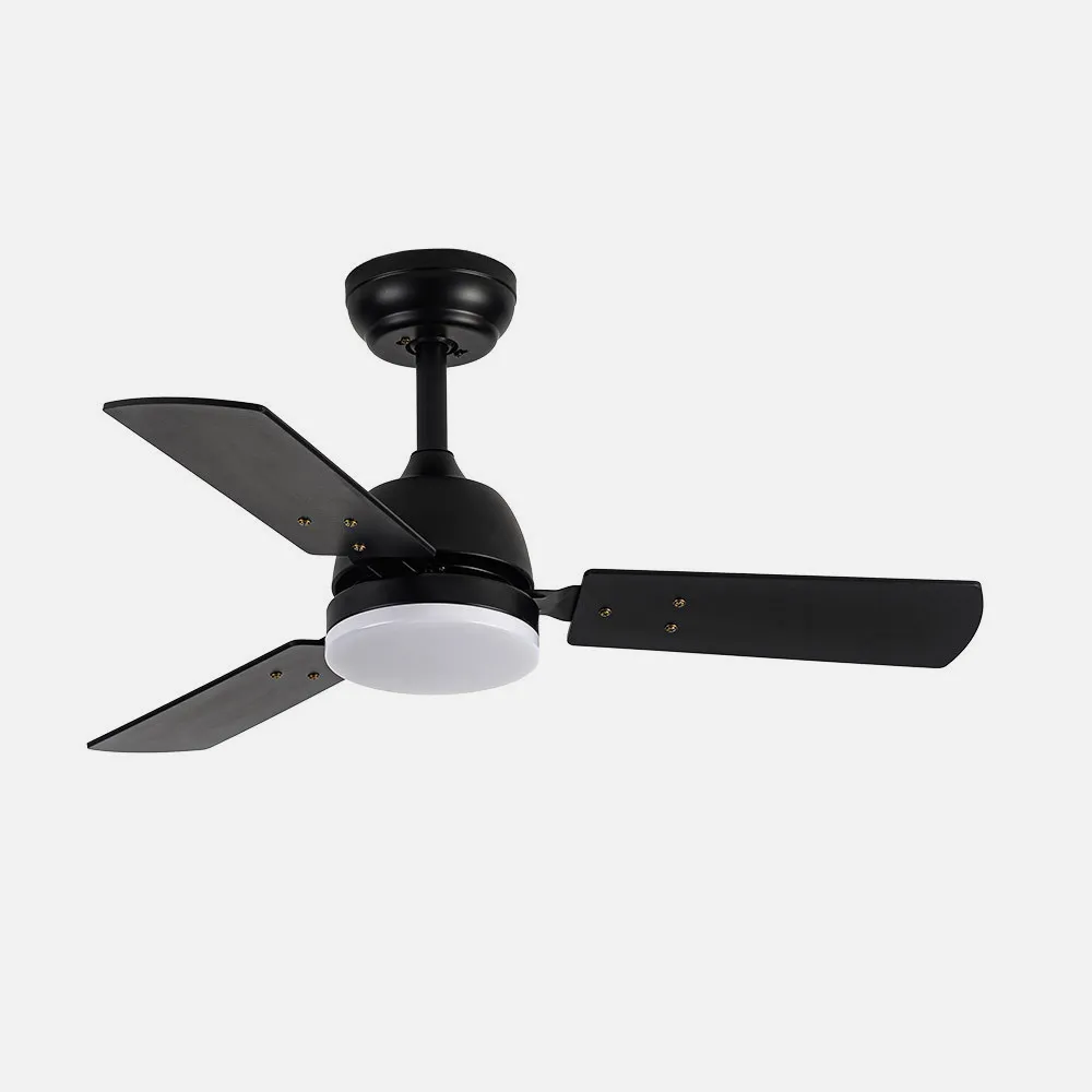 Ventilad Dc Portico 20w Negro 3aspas Negro/gris 6vel. 3000k,4000k,6500k 2350lm Remoto, Memoria Y Temporizador 91,4d