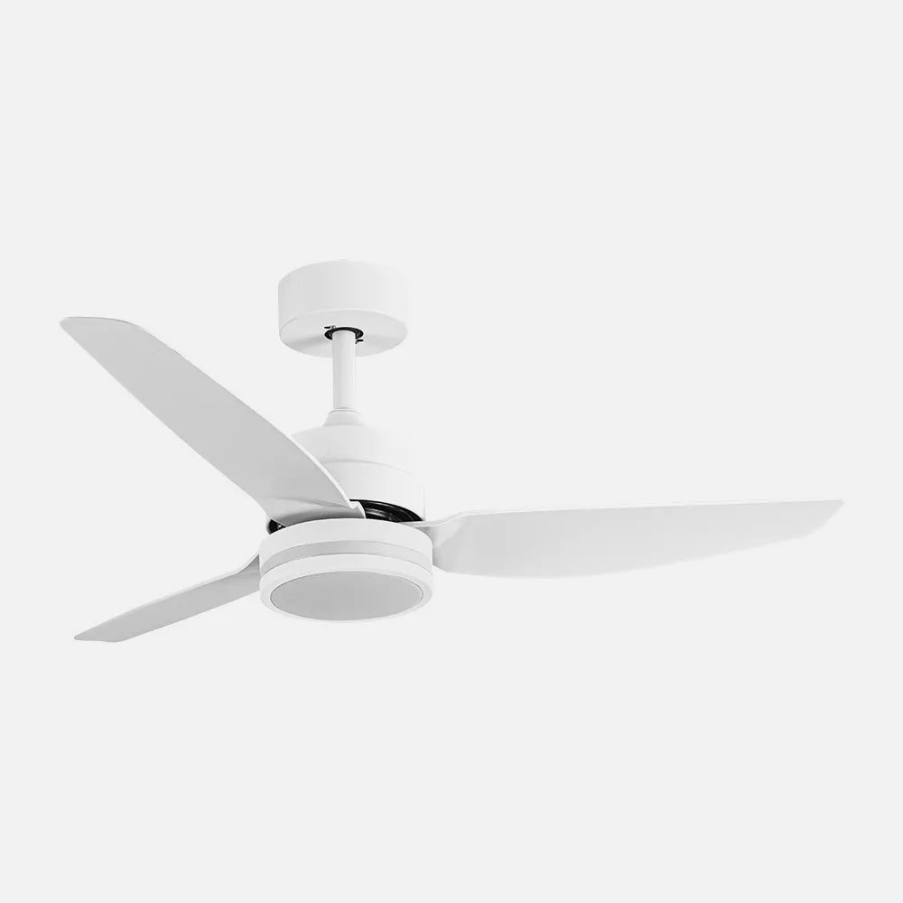 Ventilador Dc Jarama 20w Blanco 3asp.6velocidades 3000-4000-6500k 2350lm Remoto,memoria,temperatura 112d