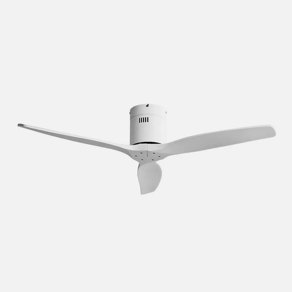 Ventilador Dc Aguilon Blanco 3 Aspas Blancas 6 Velocidades Sin Luz Remoto Y Temporiz.132d