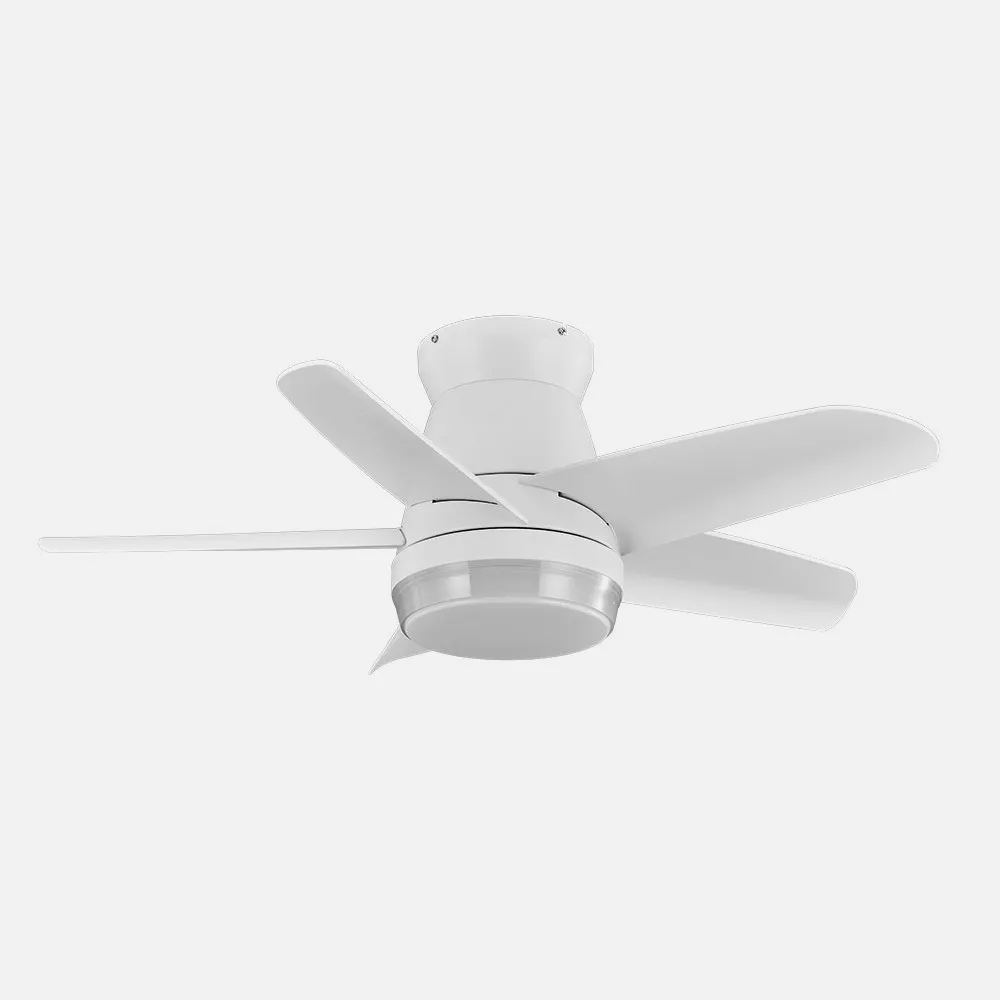 Ventilador Dc Neutron 24w 2400lm Blanc 5 Aspas 91d  3000k,4500k,6000k, Remoto+temporizador+memoria
