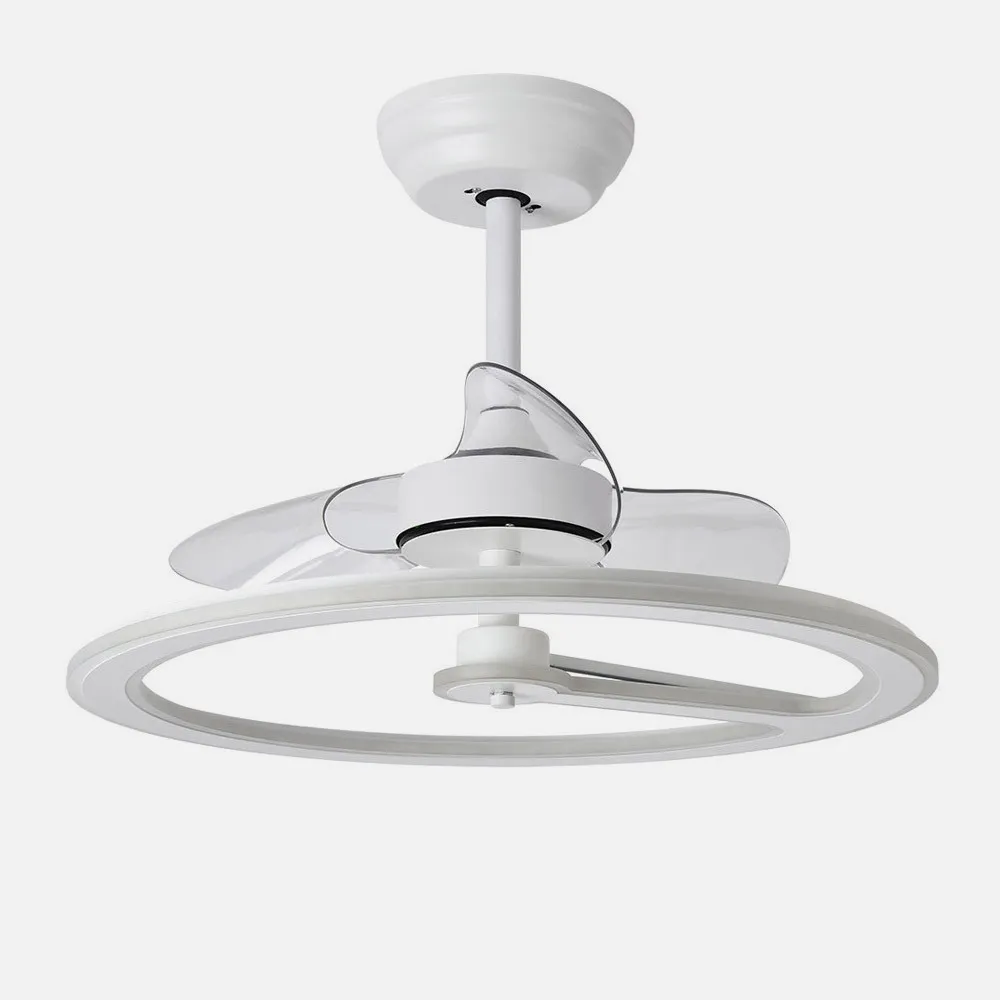 Ventilador 110w Dc Chom Blanco 3Asp.Transp. 46/66x62x62cm 6 Vel. 3 Colores C/remoto, Memoria Y Temporizador 9350lm