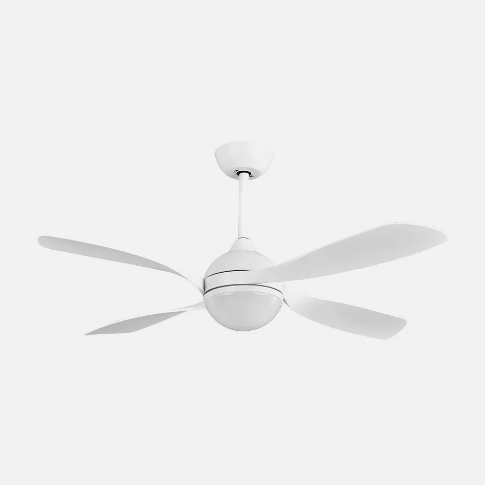 Ventilador Dc Livorno 30w 3250lm Blanco 132d 4aspas 3000k,4500k,6000k, Remoto+ Temporizador+ Memoria