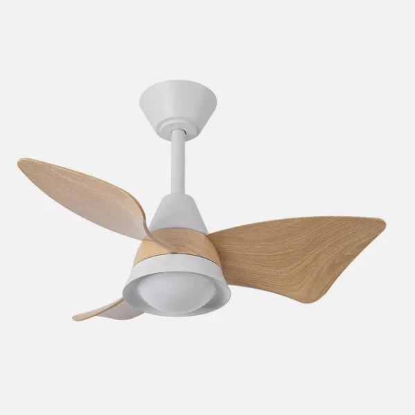 Ventilador Dc Jaguar 30w 3000lm Blanco/haya 96d 3aspas 6vel 3000-4500-6500k Remoto+reg.intensidad+memoria+temporizador