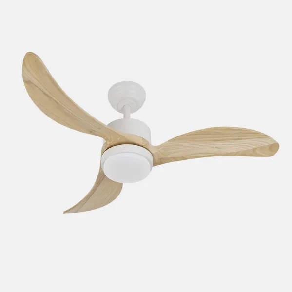 Ventilador Dc Bembezar 24w Blanco 3aspas Haya 107d 2424 Lm3000-4000-6500k Remoto+regulador Intensidad+temporizador+memoria