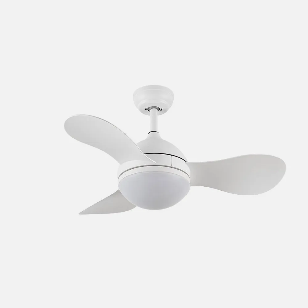 Ventilador Dc Solido 24w Blanco 3aspas 91d 2640lm 3000k,4000k,6500k Remoto+memoria+temporizador