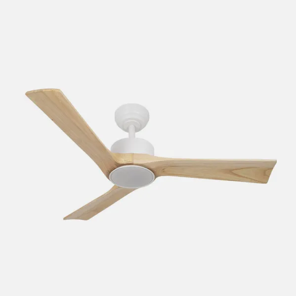 Ventilador Dc Orinoco 24w Blanco 3aspas Haya 107d 2424lm 3000k,4000k,6500k Remoto+regulable Intensidad+temperatura+memoria
