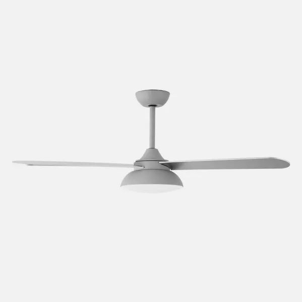 Ventilador Dc Umi 24w Gris 3Asp.rev. Gris/haya 132d 2950lm 3000-4000-6000k  2tijas  C/remoto, Memoria Y Temporizador