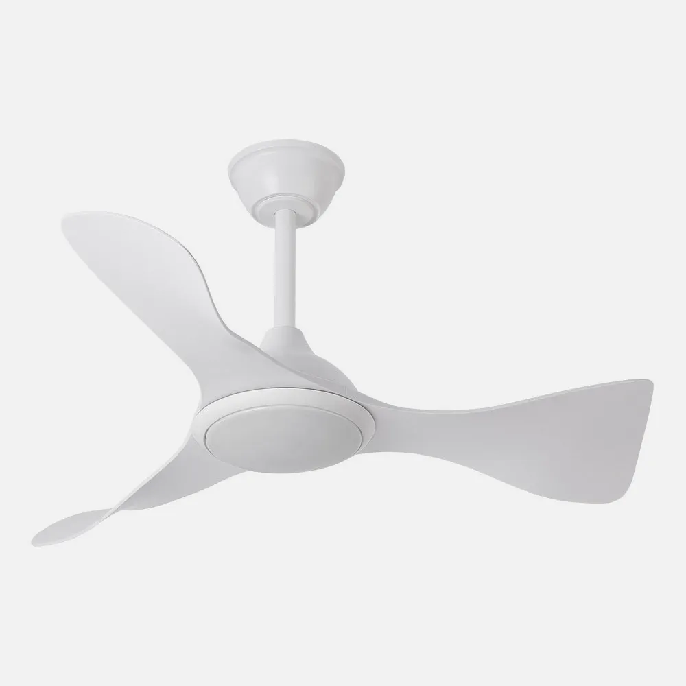Ventilador Dc Caiman 36w 3600lm Blanco 89d 3asp 6v 3000-4500-6500k Remoto+reg.int+memo+temp