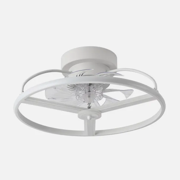 Fan 60w Dc Bora White 8 Sails Transp. 21x50x50cm 6Vel. 3 Colours C/remote, Memory, Timer And Reg.Intensity 5100lm