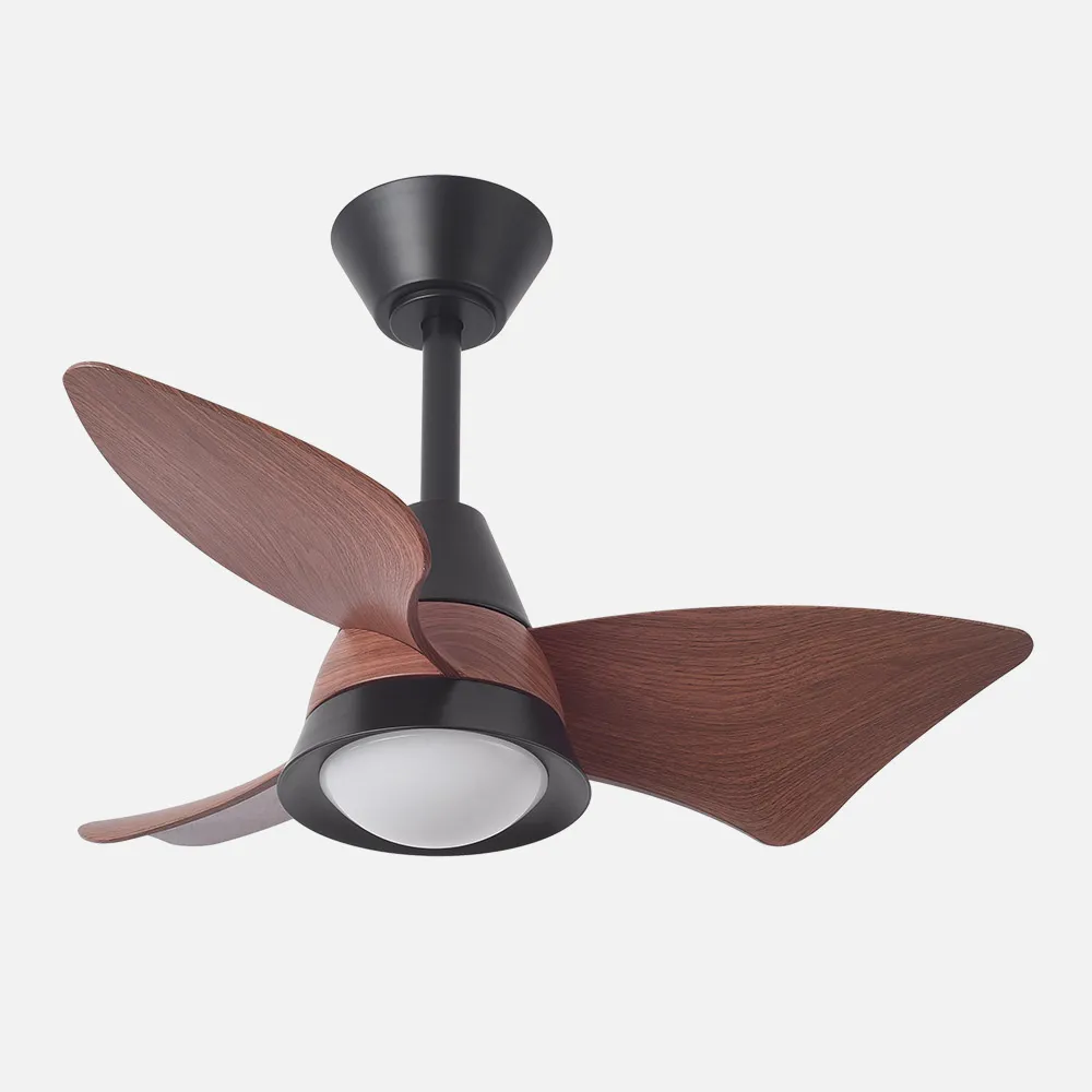 Ventilador Dc Jaguar 30w 3000lm Negro/roble 96d 3aspas 6vel 3000-4500-6500k Remoto+reg.intensidad+memoria+temporizador