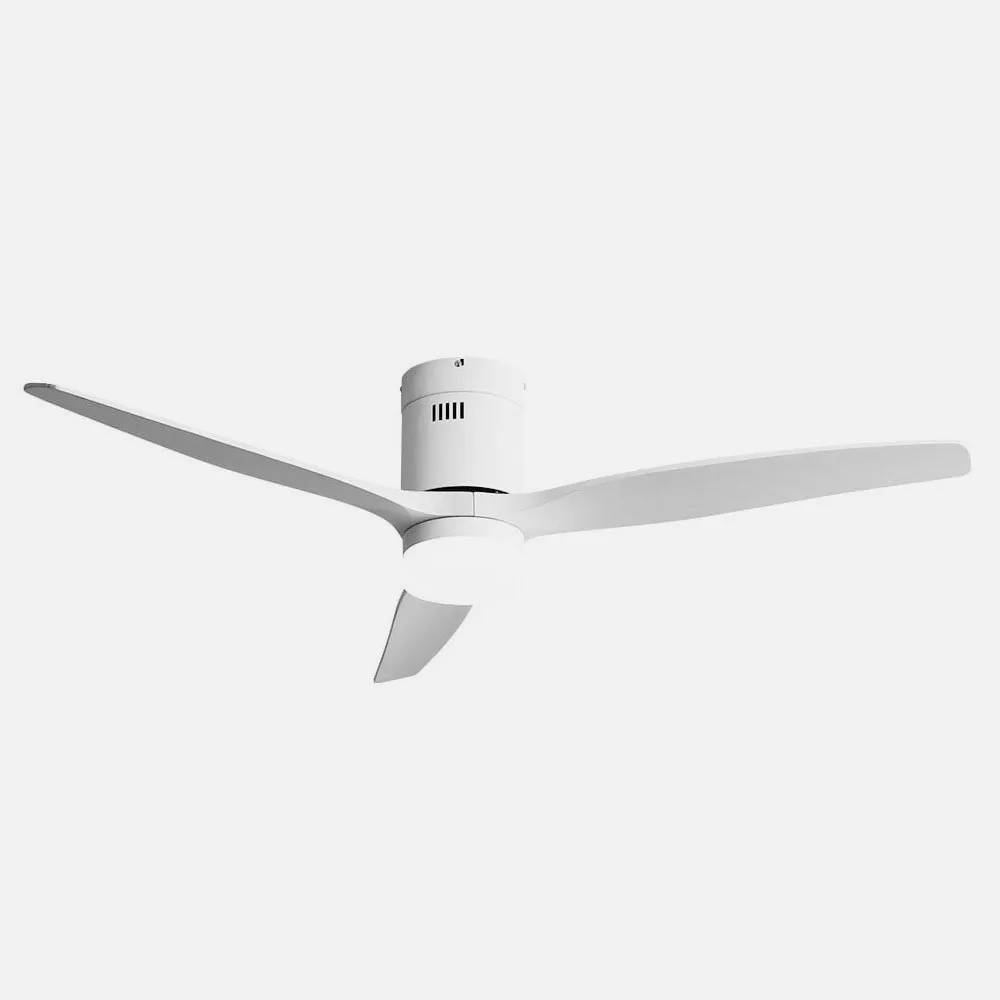 Ventil 20w Dc Aguilon Blanco 3 Aspas Blancas 6 Velocidades C/remoto, Reg.Intensidad, Temporizador 30,5x132x132 Cm