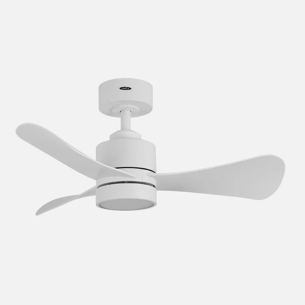Ventilador Dc Zepelin 18w 1900lm Blanco 3aspas 91d 3000-4000-6500K Remoto,memoria Y Temporizador