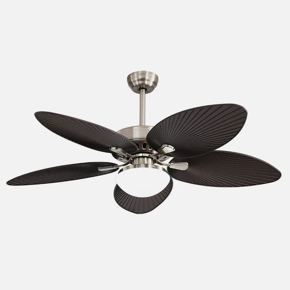 Ventilador Dc Borasco 24w Niq/brown 5 Asp.6 Vel 132d 2950lm Remote.memor.and Temp.3000-4000-6000k