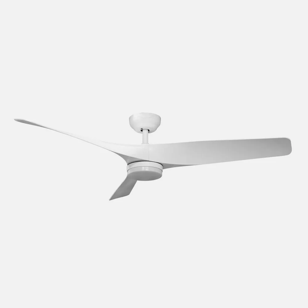 Ventilador Dc Niger 22w Blanco 3aspas 132d 6vel. Regulable Intensidad 2180lm 3000k,4000k,6000k Remoto+temporizador+memoria
