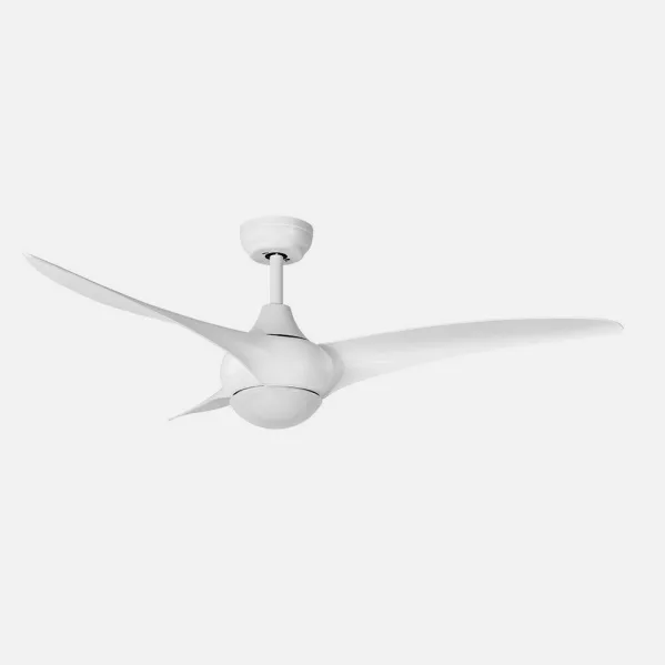 Ventilador Dc Canea 24w Blanco 3 Aspas 6 Velocidades 134d  3000-4500-6000k C/remoto, Memoria Y Temporizador 2424lm
