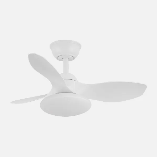 Fan Dc Paramo 36w 2880lm White 3 Sails 82d 3000k,4500k,6000k,remote+tempor+memory