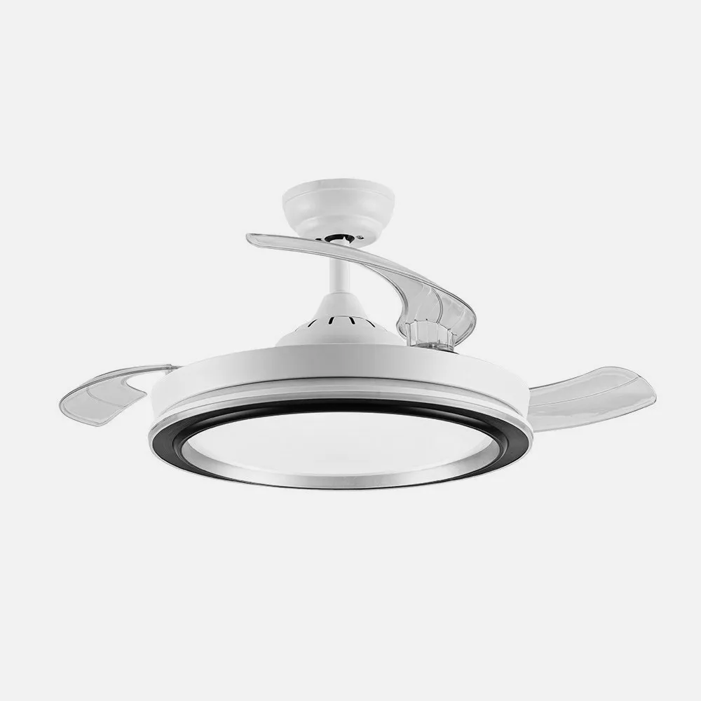 Ventilador Dc Picolo 72w 6226lm Blanco/negro 3 Aspas Desp. 106d 3000-4000-6500k Remoto, Memoria