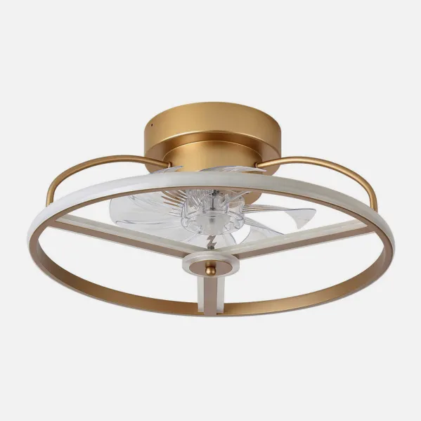 Fan 60w Dc Bora Gold 8 Sails Transp.21x50x50cm 6 Vel. 3 Colours C/remote, Memory, Timer And Reg.Intensity 5100lm