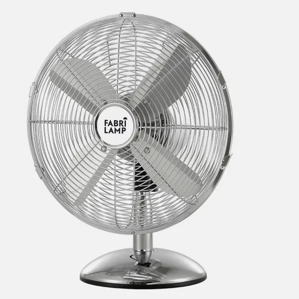 Ventilador Sobremesa Pali Cromo 50w 3 Vel 43 D Oscilante