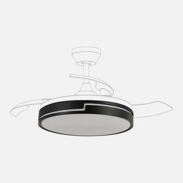 Difusor Ventilador Olimpia Grande 107d Negro