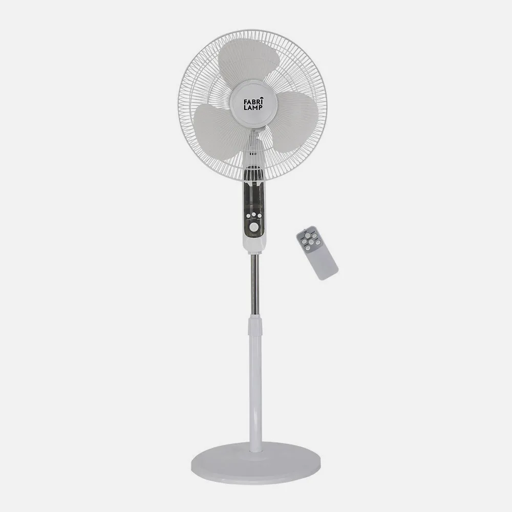 Ventilador De Pie Calma Bl.3 Vel.45w.3 Aspas  43 D C/ Remoto.temporizador 0,5h-7,5h