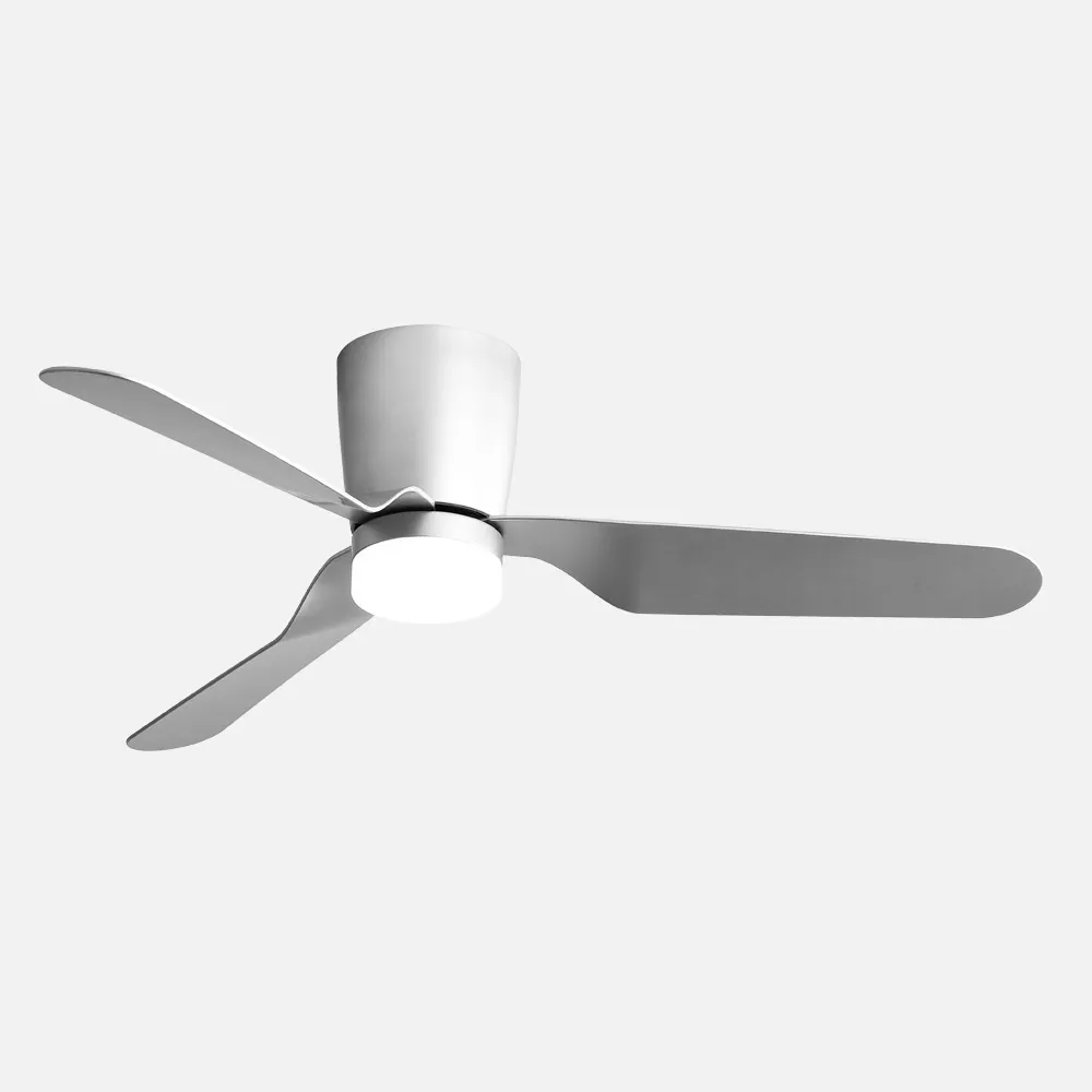 Ventilad 18w Dc Kochi Niquel 3 Aspas Plata 6 Veloc. 3000k, 4000k, 6000k C/remoto Y Temporizador 132 D 2025
