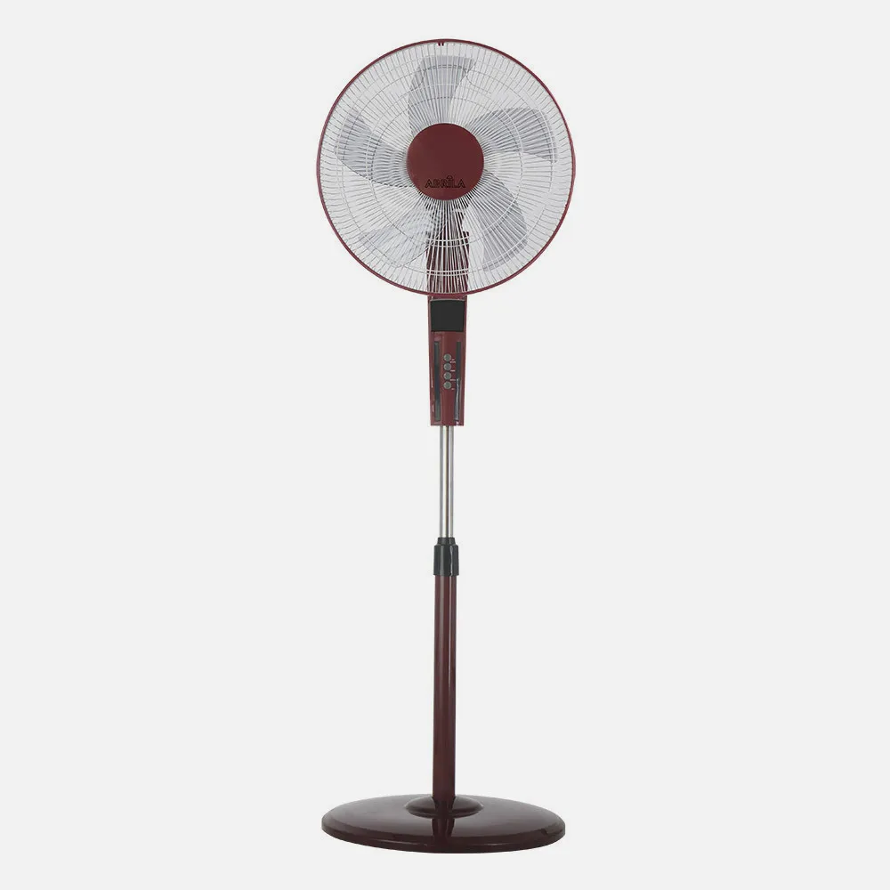 Ventilador De Pie Rayo Burdeos/ng.3 Vel.60w.5 Asp 43d C/ Remoto Y Temporizador 0,5h-7,5h