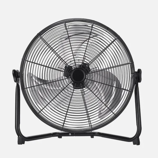 Industrial Fan Midas 120w Black/chrome 55d  3 Speeds,adjustable 59x62x22 Cm