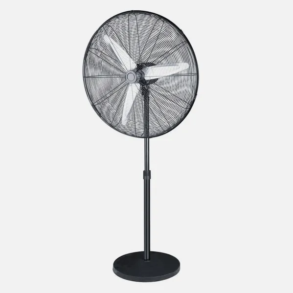 Ventilador De Pie Alarcon 180w Negro 3vel 65d 3asp Aluminio Plata Orientable Y Oscilante