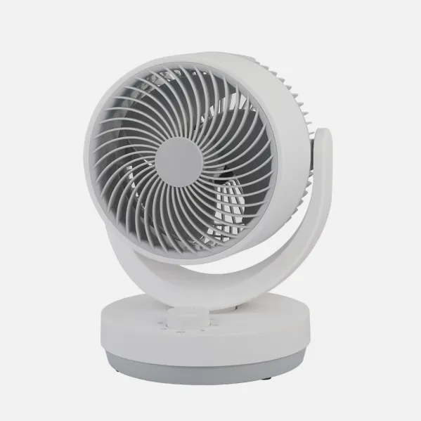 Ventilador Sobremesa Blanco/gris Lagos 3velocidades 35w 3aspas Orientable 29,8x22,6x20,6cm