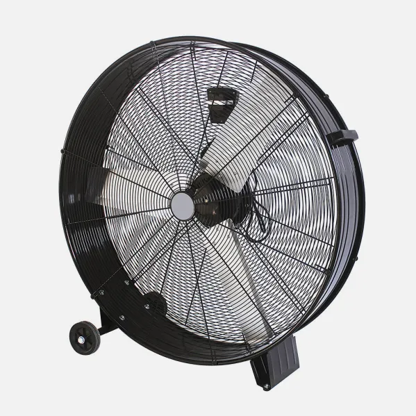 Industrial Fan Maximum 360w Black 87D 3Speeds C/wheels 92,5x87x20,5 Cm