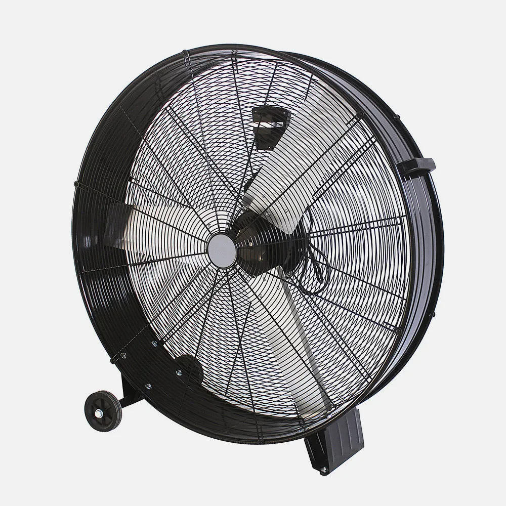 Ventilador Industrial Maximum 360w Negro 87D 3Velocidades C/ruedas 92,5x87x20,5 Cm