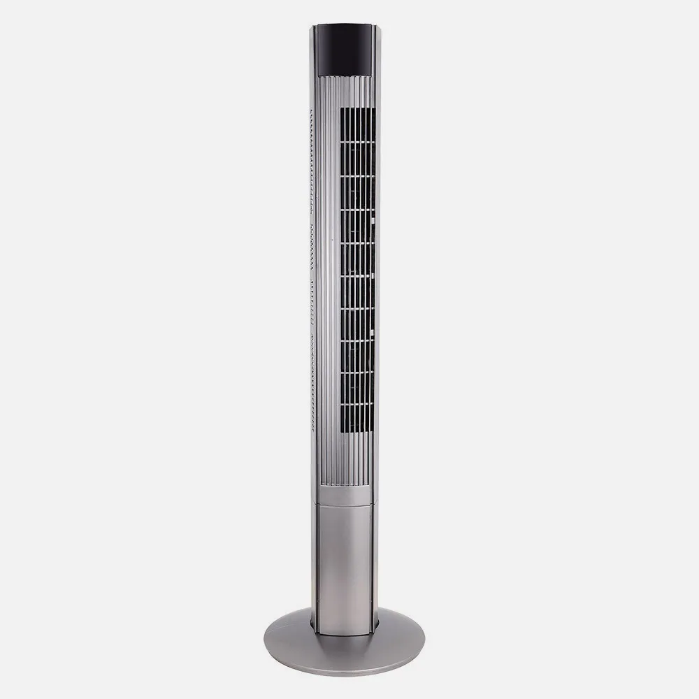 Ventilador De Torre Principe Plata 3vel 50w Remoto  Oscilante Temporizador 116x32x32cm