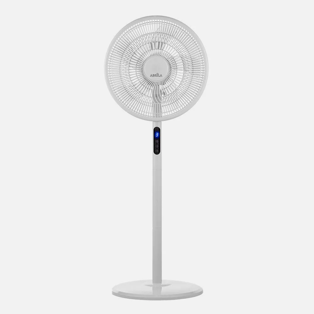 Ventilador De Pie Icono Blanc 3vel 45w  119x44x40 Cm Oscilante 5asp.c/ Remoto,temporizador