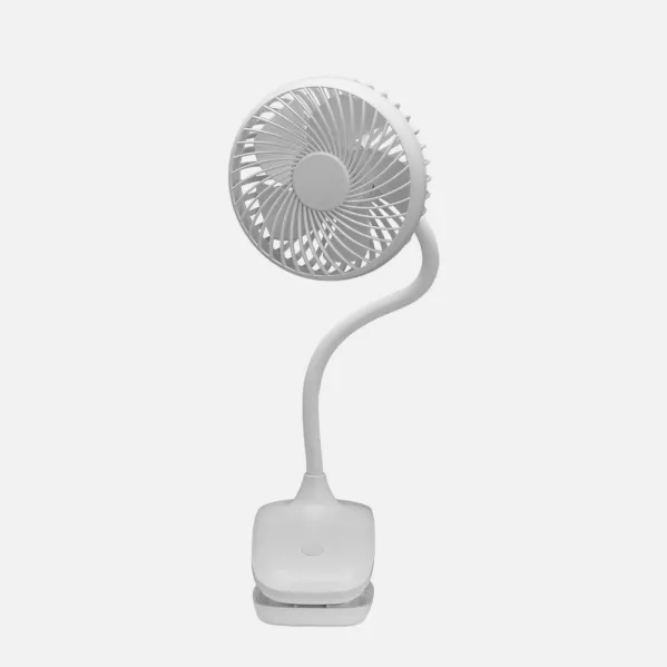 Fan Table lamp C/pinza Sines White 5w 3+1speeds Rechargeable Alimen.usb 5asp Engine Dc 36x12,5x11,5Wireless cm