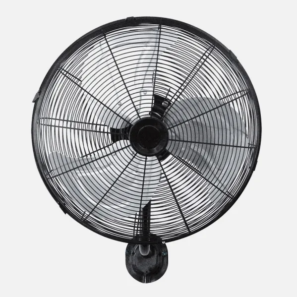 Ventilador Pared Arrecife 60w Negro/plata 40d  3 Velocidades Orientable Y Oscilante