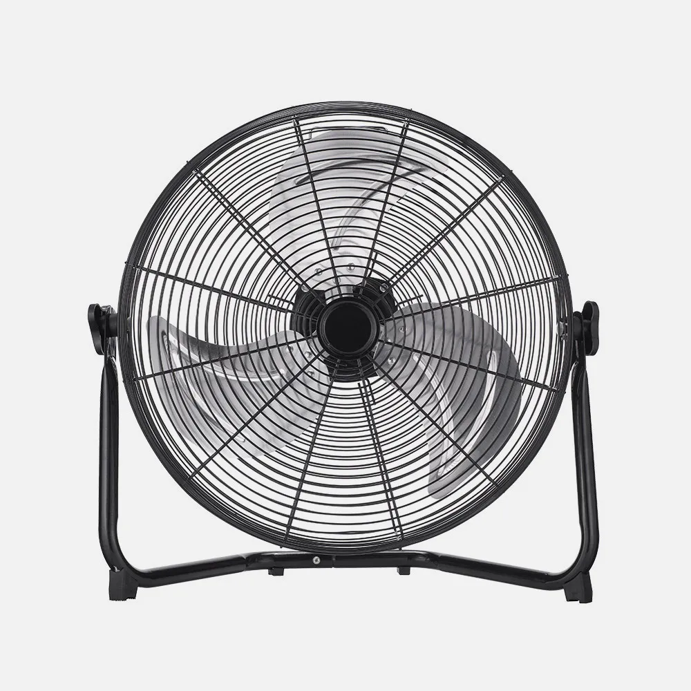 Ventilador Industrial Midas 100w Negro/cromo 46d  3 Velocidades,orientable 51x55x22 Cm