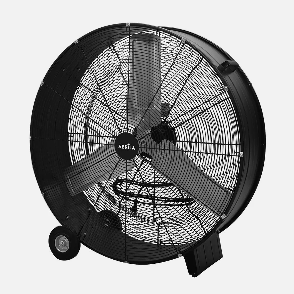 Ventilador Industrial Maximum 630w Negro 97,6d 2 Velocid.3asp.alum.ruedas 100x97,6x42cm