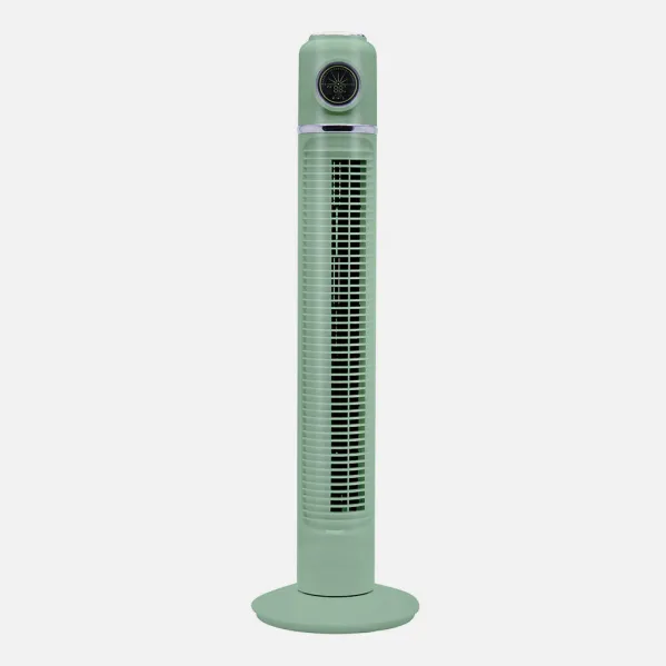Fan Tower Artico Green 45w 3speeds C/remote And Timer Display Fixed And Rotatory 82x22x22cm