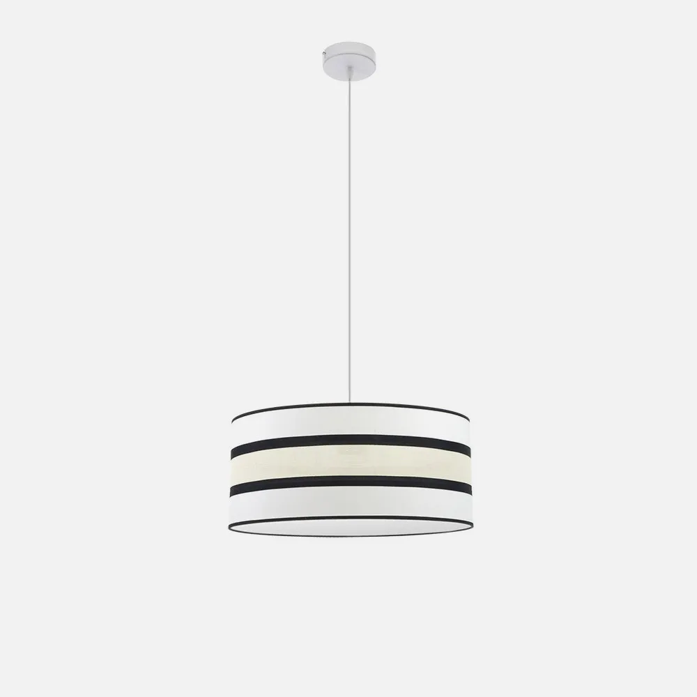 Colgante Karla 1xe27 Blanco/beis Regx40x40 Cm