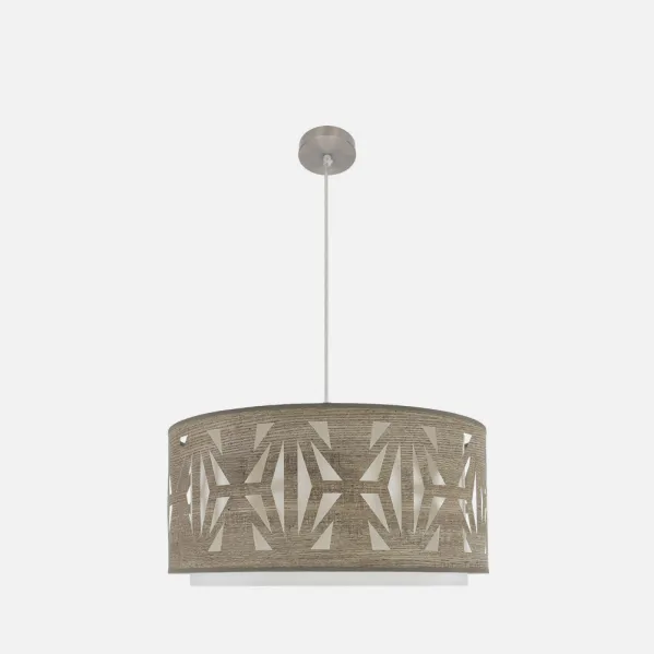 Níquel/Madera Gris