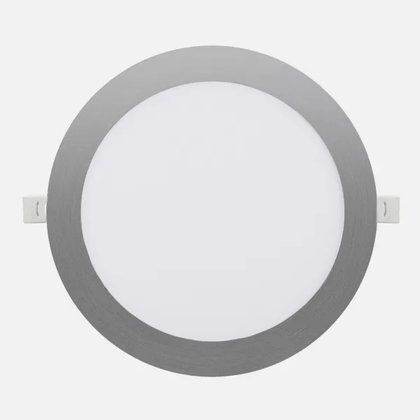 Downlight Empotrar Silex 12w 3000-4000-6500k Niquel 1080lm Redondo 17d Corte 15d